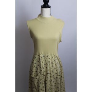 Women's Varsity Sport Ribbed Vintage Dress – Size M